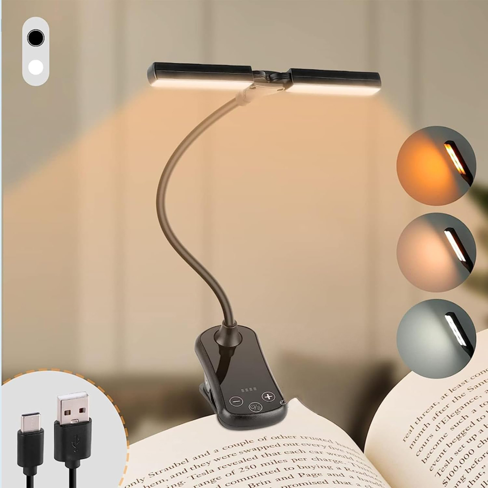 Photography Lighting Book - Dual หัว 14 LED Touch Control
