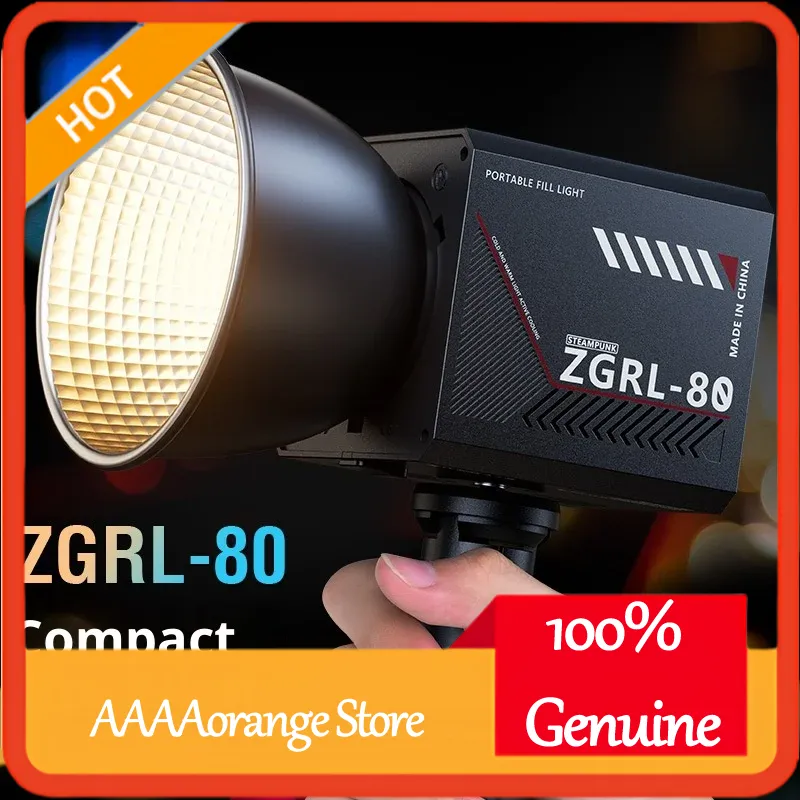 Photography Lighting System - ไฟวิดีโอ LED COB ZGRL80 80W แบบพกพา