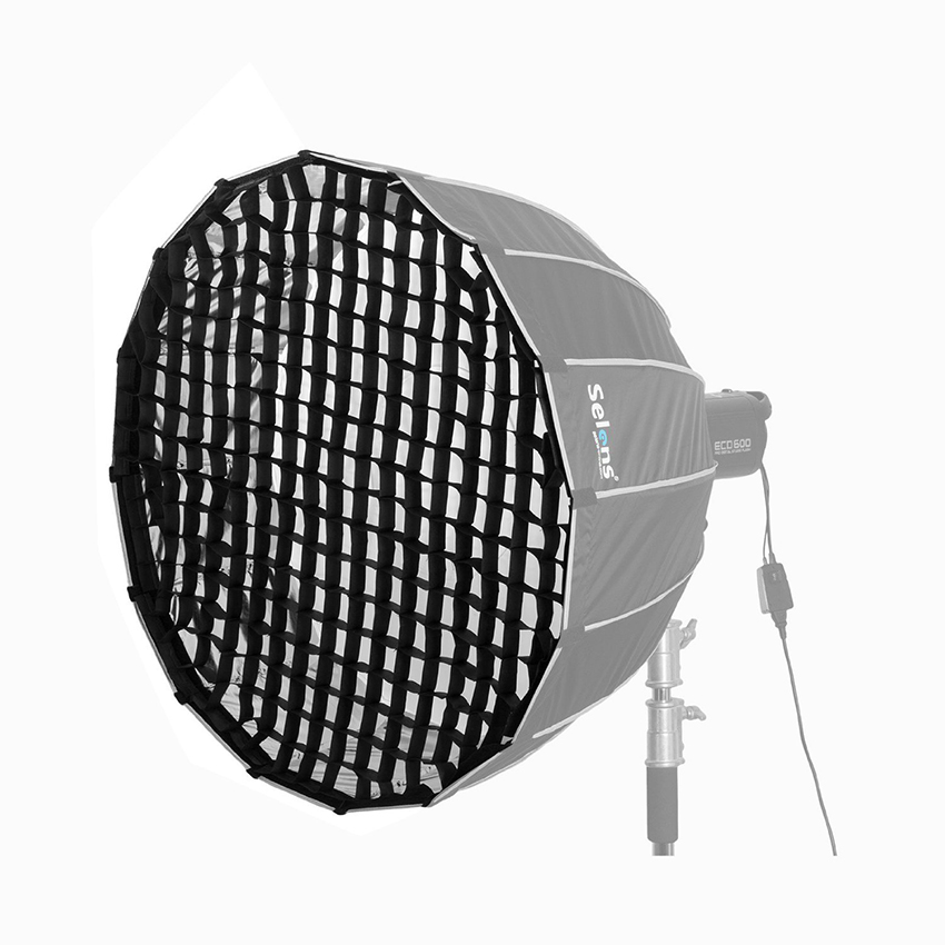 Parabolic Umbrella Deep - Selens ตารางรังผึ้ง90เซนติเมตร120เซนติเมตร150เซนติเมตร190เซนติเมตร16แท่ง hexadecagon ร่ม softbox ลึกดัดแปรแสงสตูดิโอแบบพาราโบลาอุปกรณ์เสริม