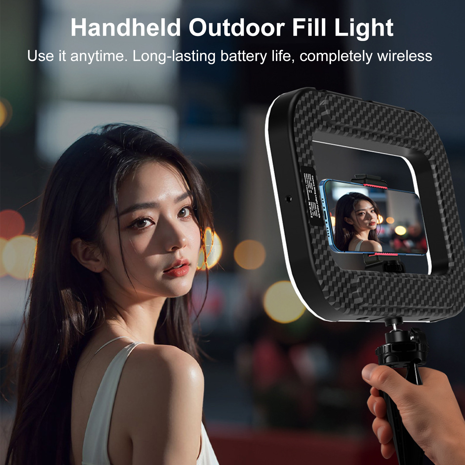 ไฟโทรศัพท์มือถือแบบชาร์จได้ พร - Photography Lighting System บทวิจารณ์และราคา
