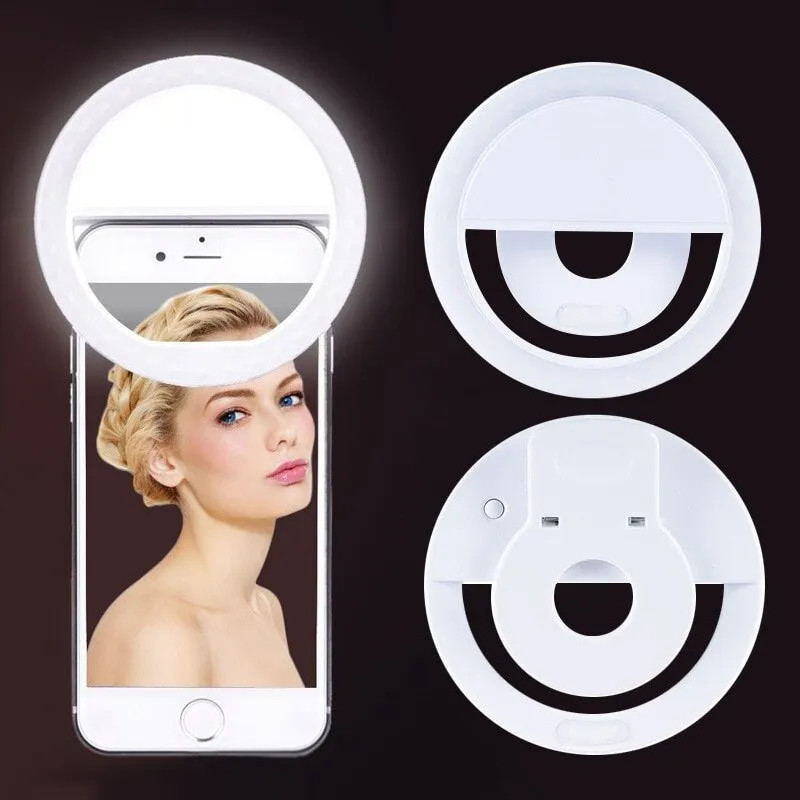 ไฟวงแหวน LED แบบชาร์จไฟได้พร้อ - Photography Lighting Video บทวิจารณ์และราคา