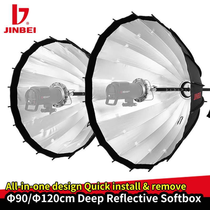 ซอฟต์บ็อกซ์ JINBEI แบบสะท้อนแส - Parabolic Umbrella Deep บทวิจารณ์และราคา