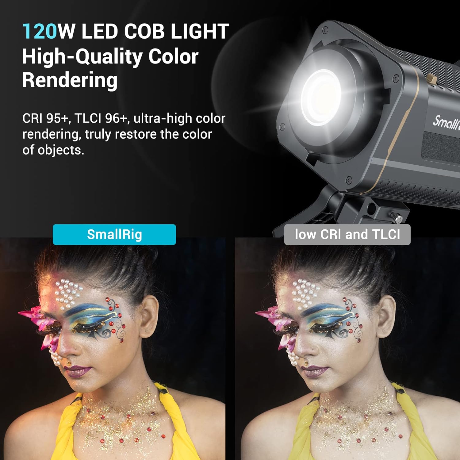 SmallRig RC 120D 120W COB LED  - V Mount Battery บทวิจารณ์และราคา