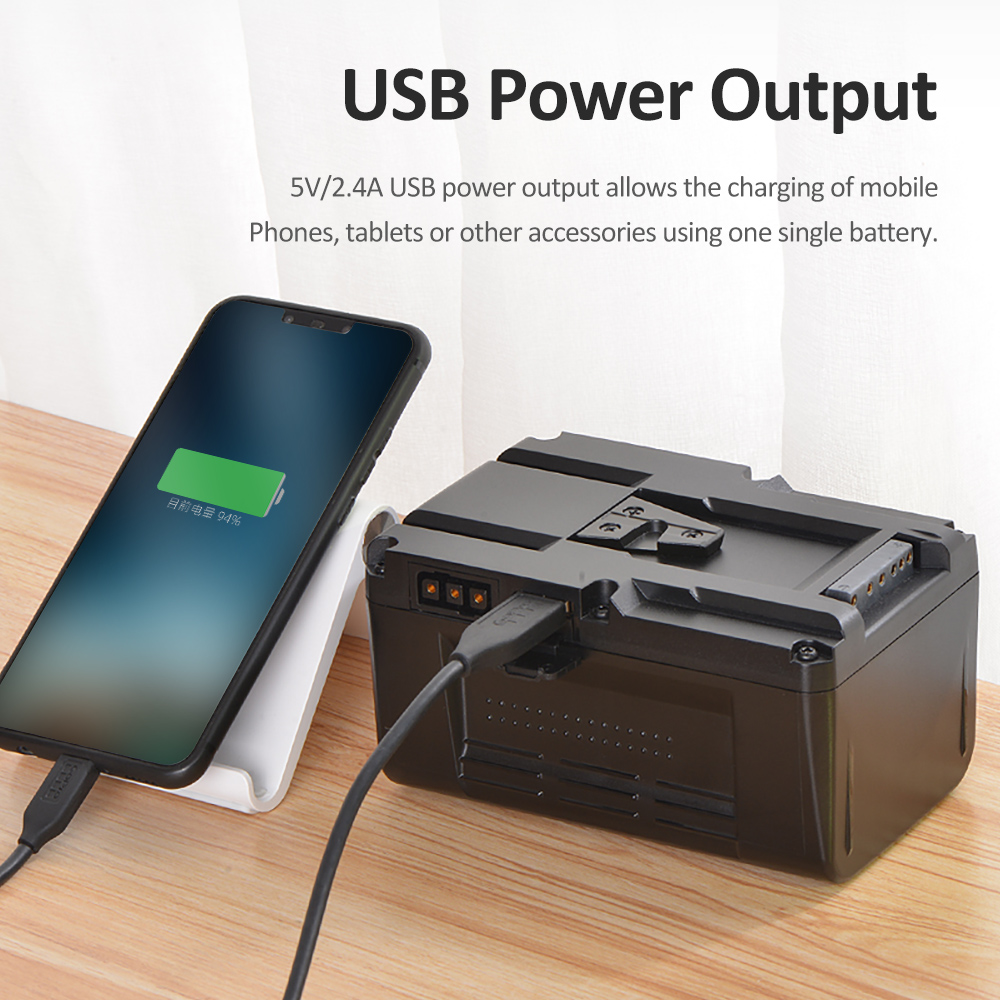 แบตเตอรี่ Kingma ความจุสูง 210 - V Mount Battery บทวิจารณ์และราคา