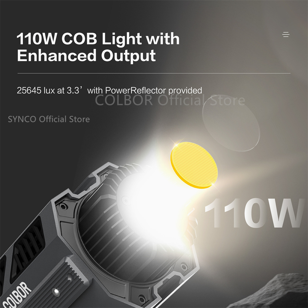Colbor CL100X cob ไฟ LED โคมไฟ - Photography Lighting System บทวิจารณ์และราคา
