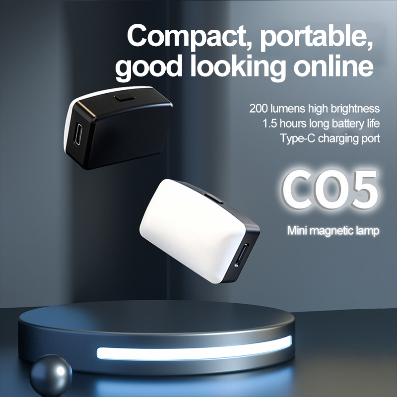 มินิแม่เหล็กเซลฟี่เติมแสงแบบพก - Macro Photography Led Lighting บทวิจารณ์และราคา