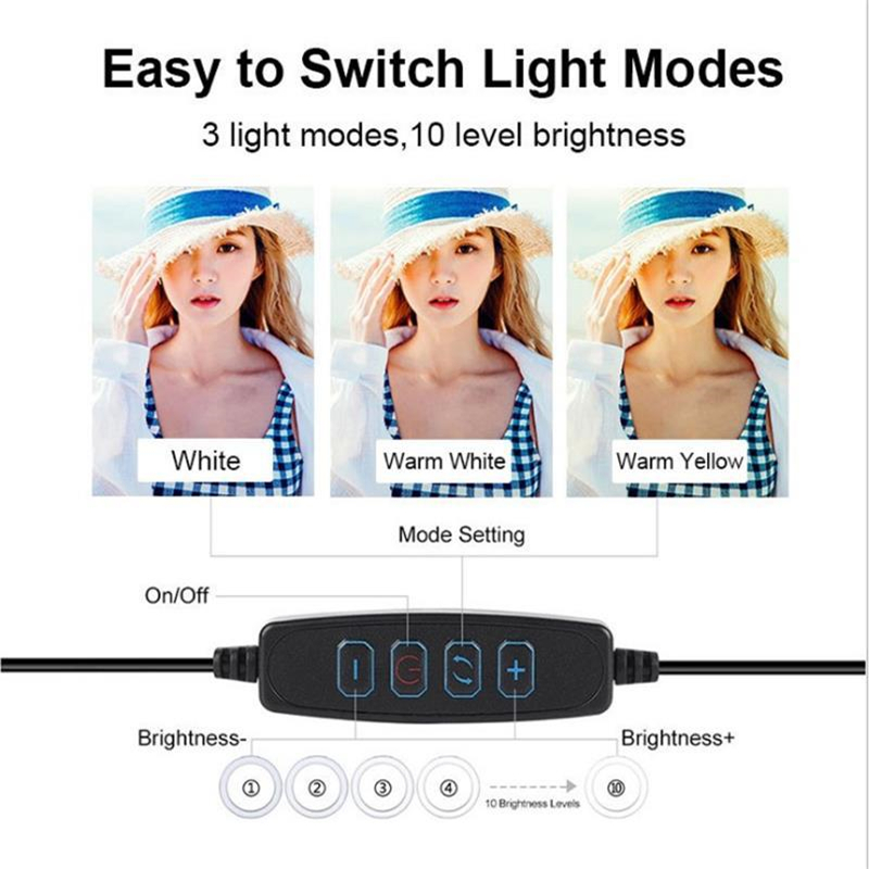 หรี่แสงได้ LED Ring Light Prof - Photography Lighting Video บทวิจารณ์และราคา