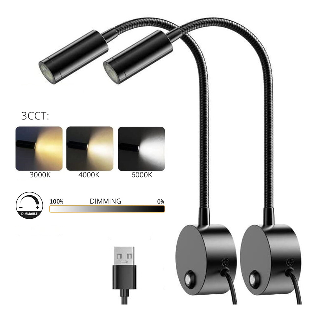 2pcs 5V USB โคมไฟอ่านหนังสือข้ - Photography Lighting Book บทวิจารณ์และราคา