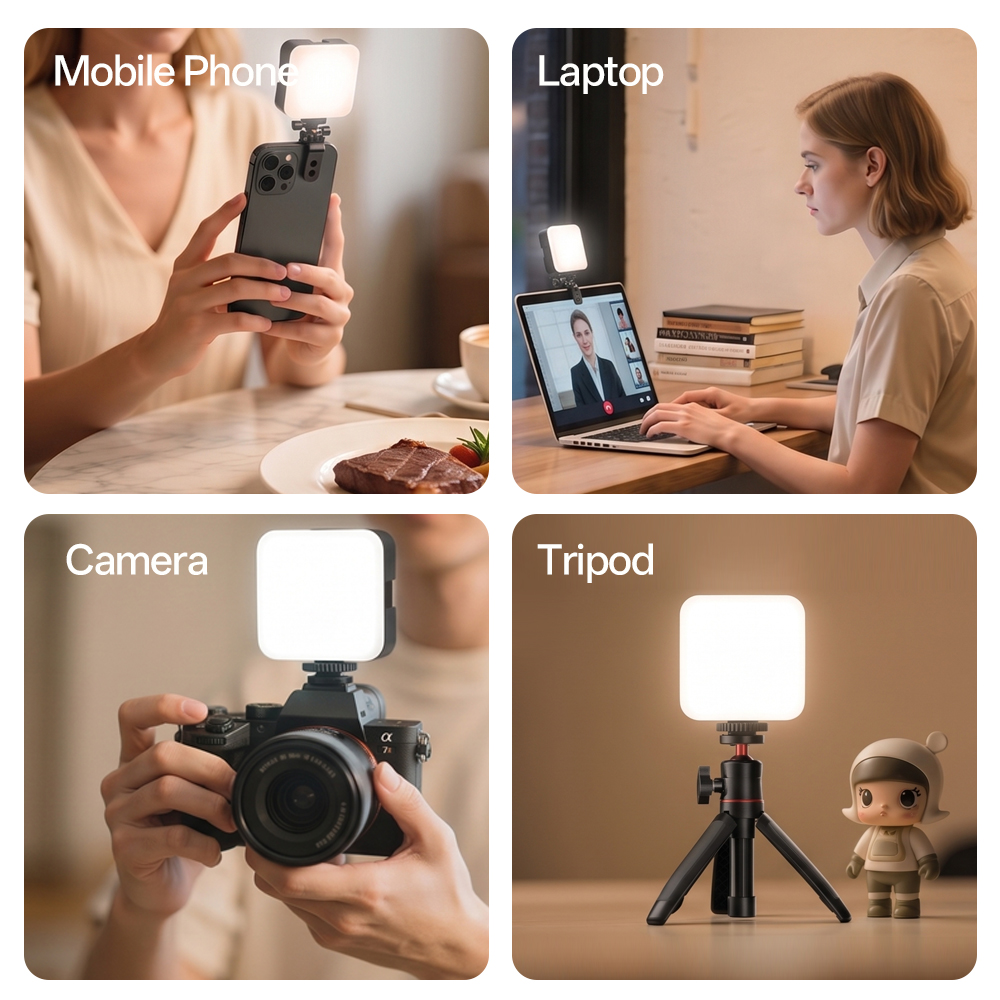 ไฟ LED พกพาขนาดเล็กแบบหนีบสำหร - Photography Lighting Video บทวิจารณ์และราคา