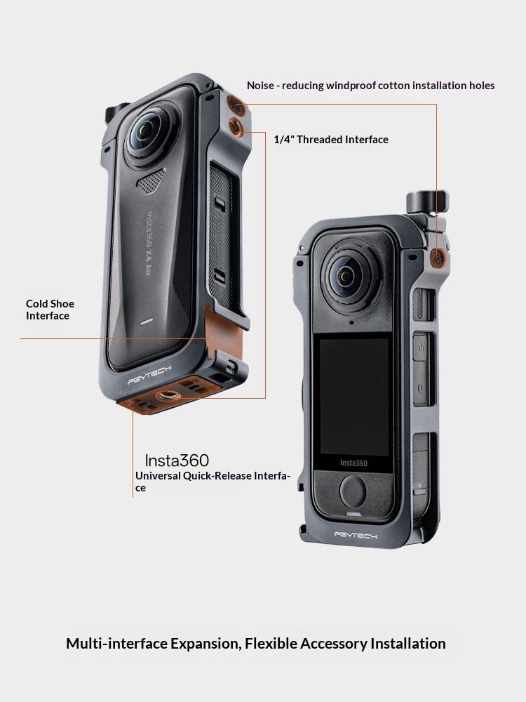กรอบป้องกันกล้อง PGYTECH สำหรั - Insta360 Camera X4 บทวิจารณ์และราคา