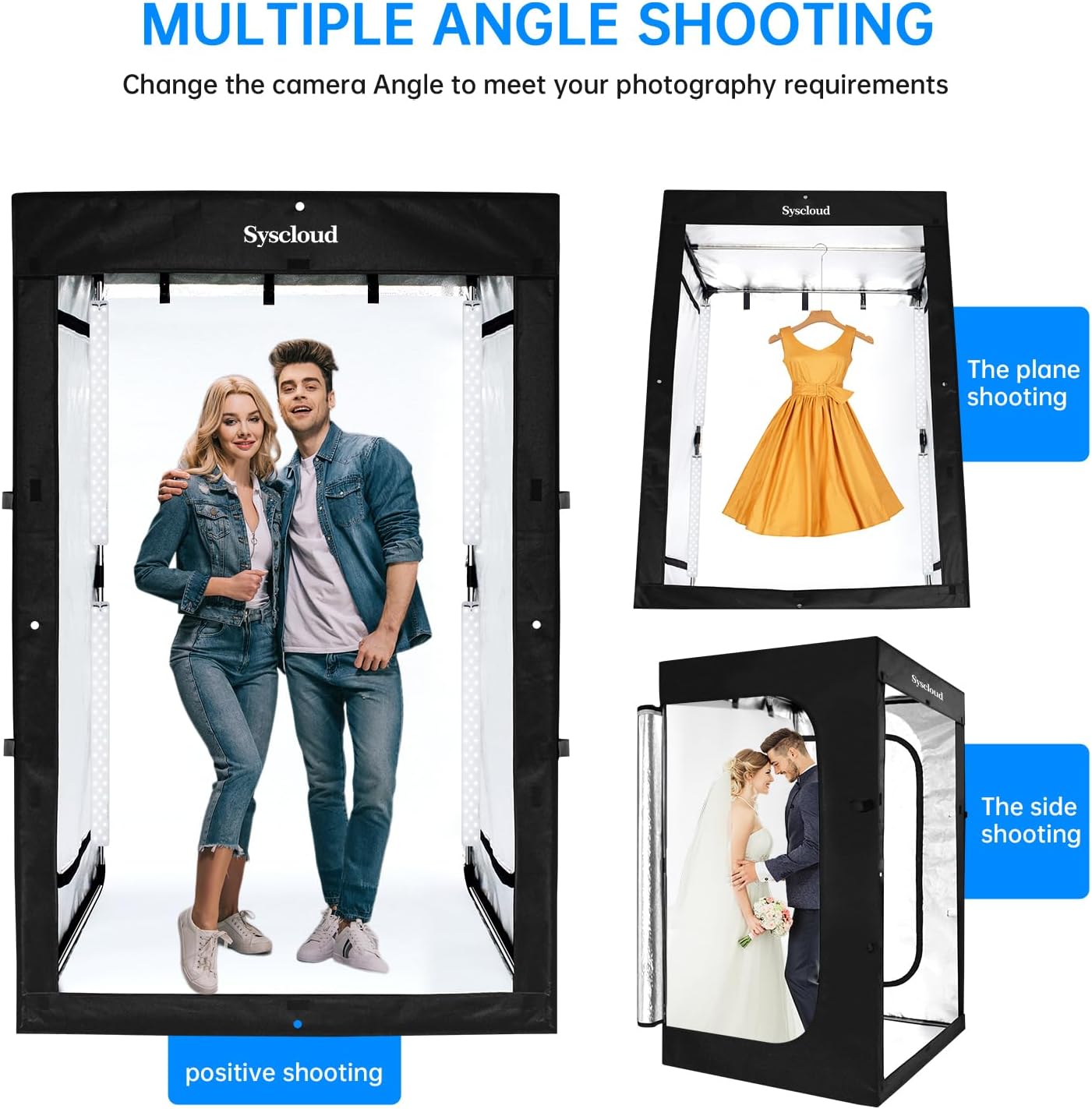 เต็นท์ถ่ายภาพพร้อมไฟ LED ปรับค - Photography Lighting And Backdrop บทวิจารณ์และราคา