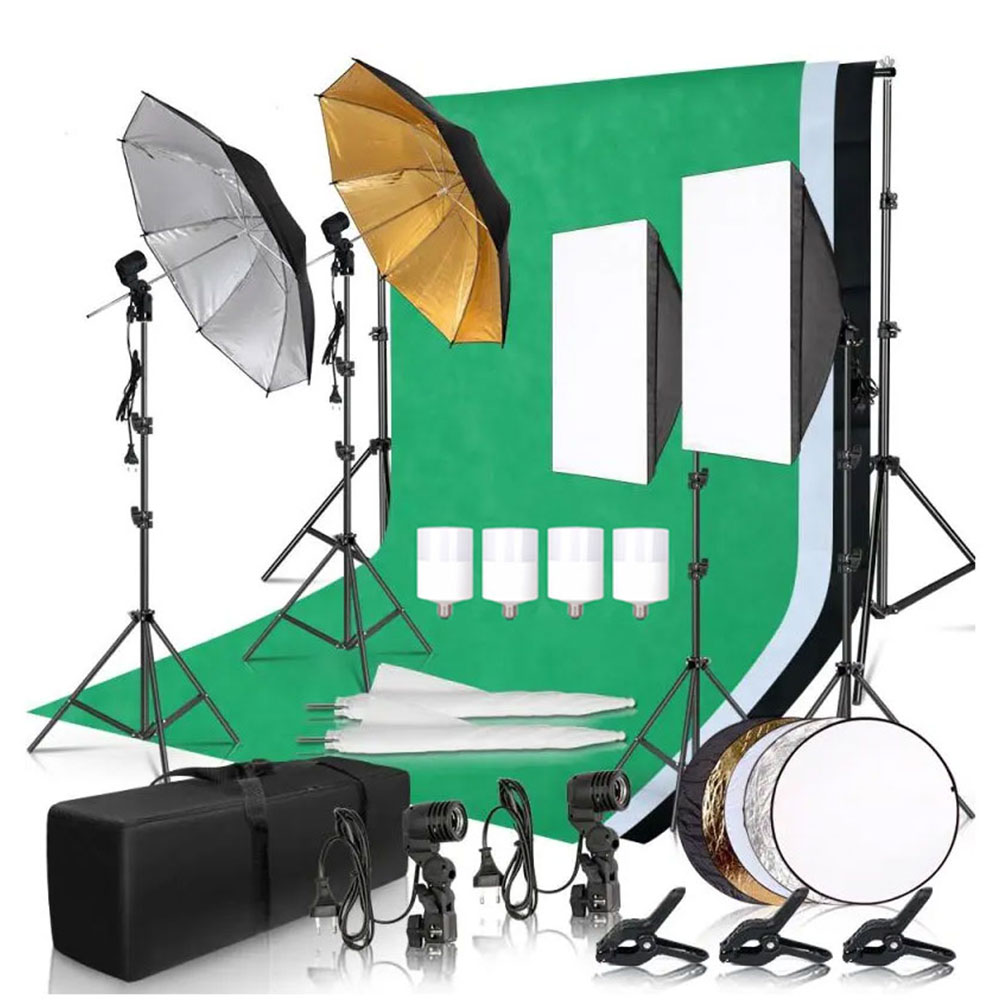 ชุดไฟสตูดิโอถ่ายภาพแบบซอฟต์บ็อ - Photography Lighting And Backdrop บทวิจารณ์และราคา